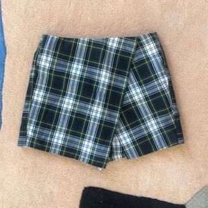 Asymmetrical Tartan Skort